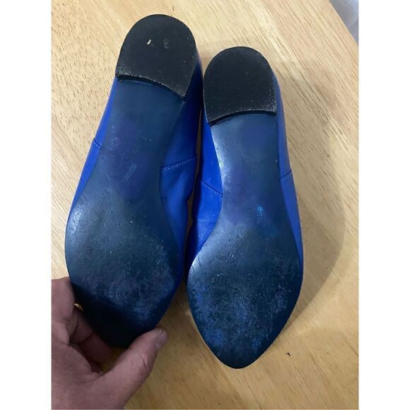 Cole Haan Maria Sharpova cobalt blue slip on flats leather - Picture 8 of 9